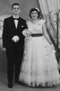Lucien POMARES et sa cavalire(?) au mariage de sa soeur Josette