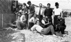 Un groupe d'amis, plage de l'abattoir dont R.VILLOT